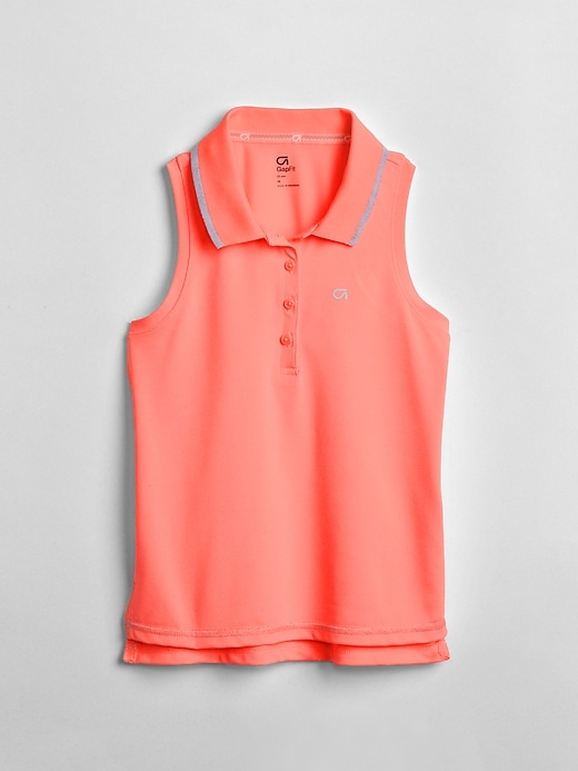 View large product image 1 of 1. GapFit Kids Polo Tank Top