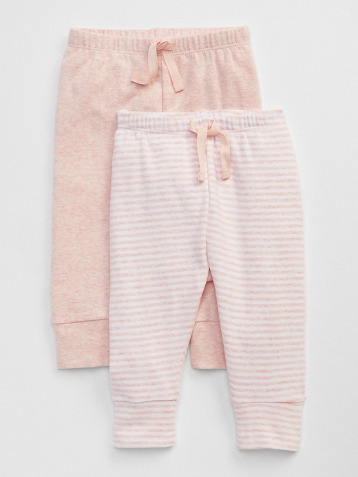 Image number 1 showing, Baby First Favorite Stripe Knit Pants (2-Pack)