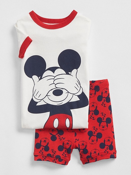 Image number 1 showing, babyGap &#124 Disney Mickey Mouse Short PJ Set