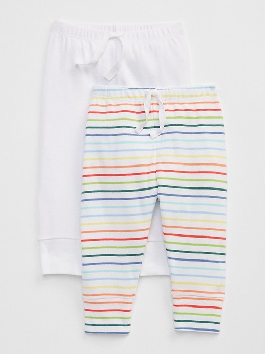 Image number 1 showing, Baby First Favorite Stripe Knit Pants (2-Pack)