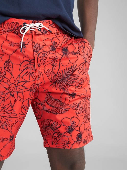 Image number 5 showing, 10" Print Board Shorts with GapFlex