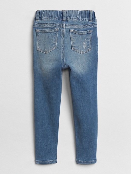 View large product image 2 of 3. Toddler Skinny Jeans In Destruction With Fantastiflex