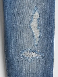 View large product image 3 of 3. Toddler Skinny Jeans In Destruction With Fantastiflex