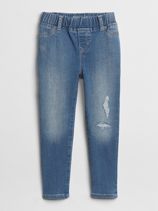 View large product image 1 of 3. Toddler Skinny Jeans In Destruction With Fantastiflex
