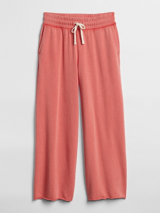 Image number 6 showing, Wide Drawstring Pants in French Terry
