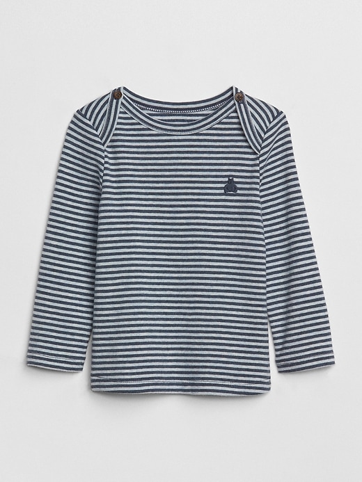 Image number 1 showing, Baby First Favorite Stripe Long Sleeve T-Shirt