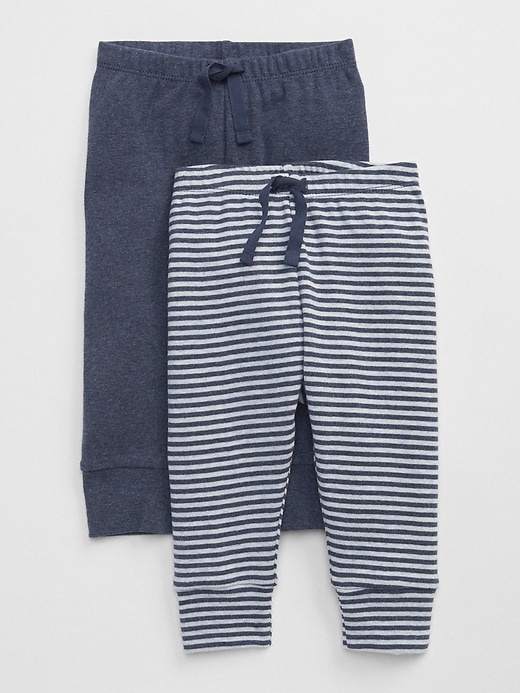 Image number 1 showing, Baby First Favorite Stripe Knit Pants (2-Pack)