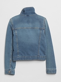 View large product image 3 of 4. Supersoft Knit Denim Jacket
