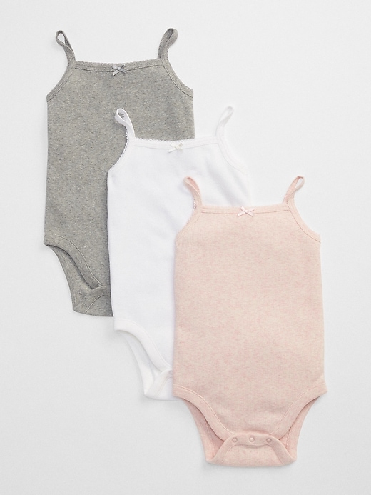 Image number 1 showing, Baby First Favorite Picot Trim Bodysuit (3-Pack)