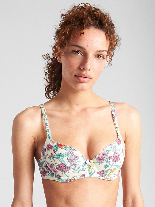 View large product image 1 of 1. Live-In Pretty Demi Bra