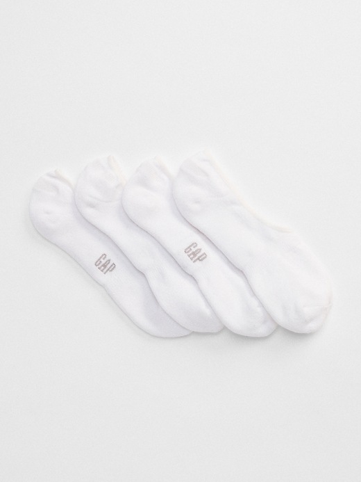 1 of 8 showing, with the color white of product No-Show Socks (2-Pack)