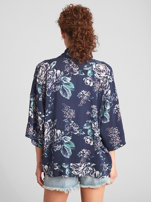 Image number 2 showing, Floral Print Topper Jacket