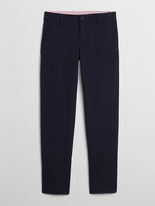 Image number 1 showing, Kids Uniform Skinny Chinos in Stretch