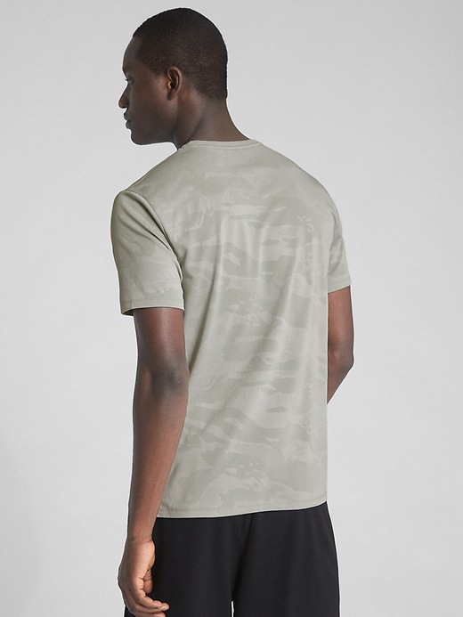Image number 2 showing, GapFit Performance T-Shirt in Camo