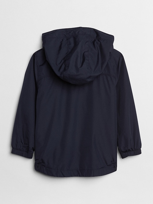 2 of 8 showing, with the color true indigo of product Toddler Jersey-Lined Windbuster