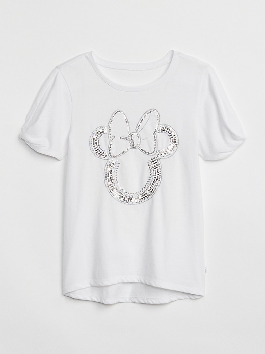 Image number 1 showing, GapKids &#124 Disney Minnie Mouse Sequin Graphic T-Shirt