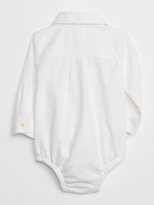 Image number 2 showing, Baby Oxford Button-Up Bodysuit