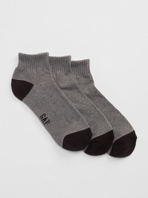 View large product image 1 of 1. Quarter Crew Socks (3-Pack)
