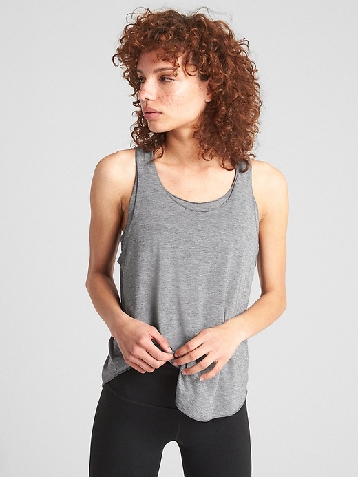 View large product image 1 of 1. GapFit Breathe Double-Layer Tank Top