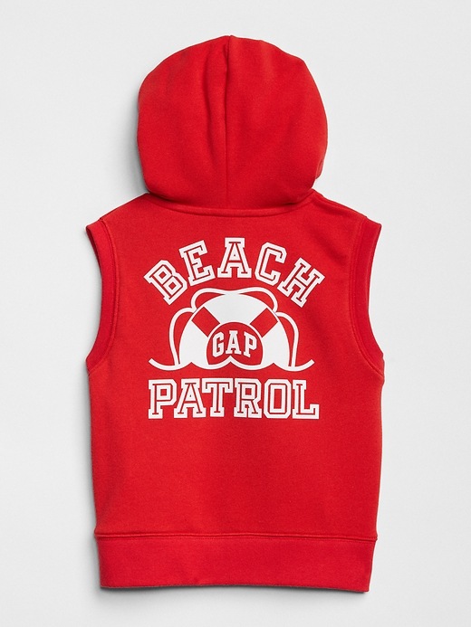 View large product image 2 of 3. Beach Fleece Hoodie Vest