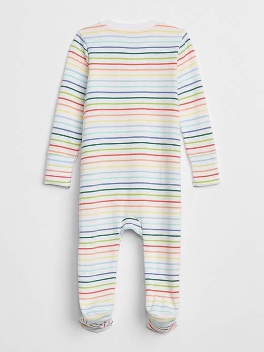 Image number 2 showing, Baby First Favorite Print Footed One-Piece