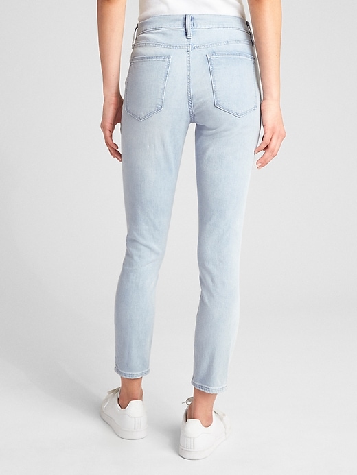 Image number 2 showing, Wearlight Mid Rise True Skinny Ankle Jeans