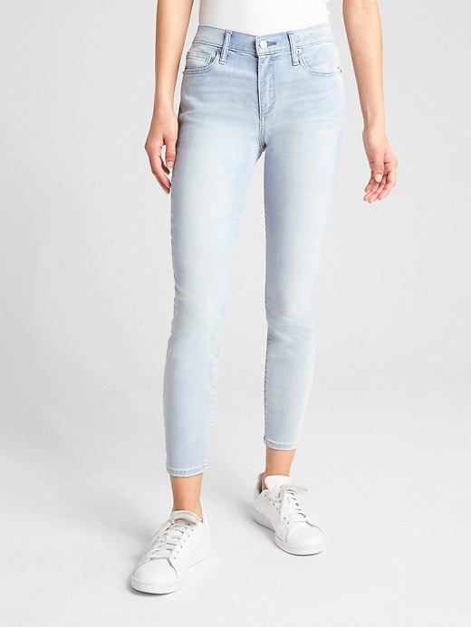 Image number 1 showing, Wearlight Mid Rise True Skinny Ankle Jeans