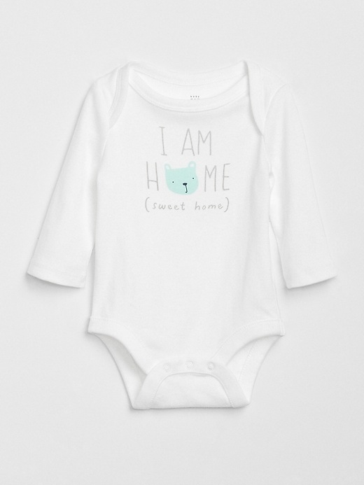 Image number 1 showing, Baby Graphic Long Sleeve Bodysuit