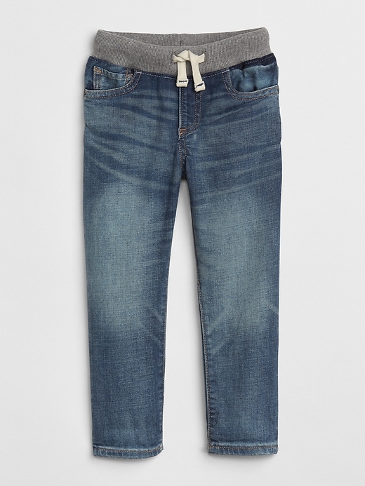 Image number 1 showing, Toddler Pull-On Slim Jeans