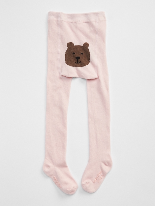 1 of 8 showing, with the color spring pink of product Toddler Bear Tights