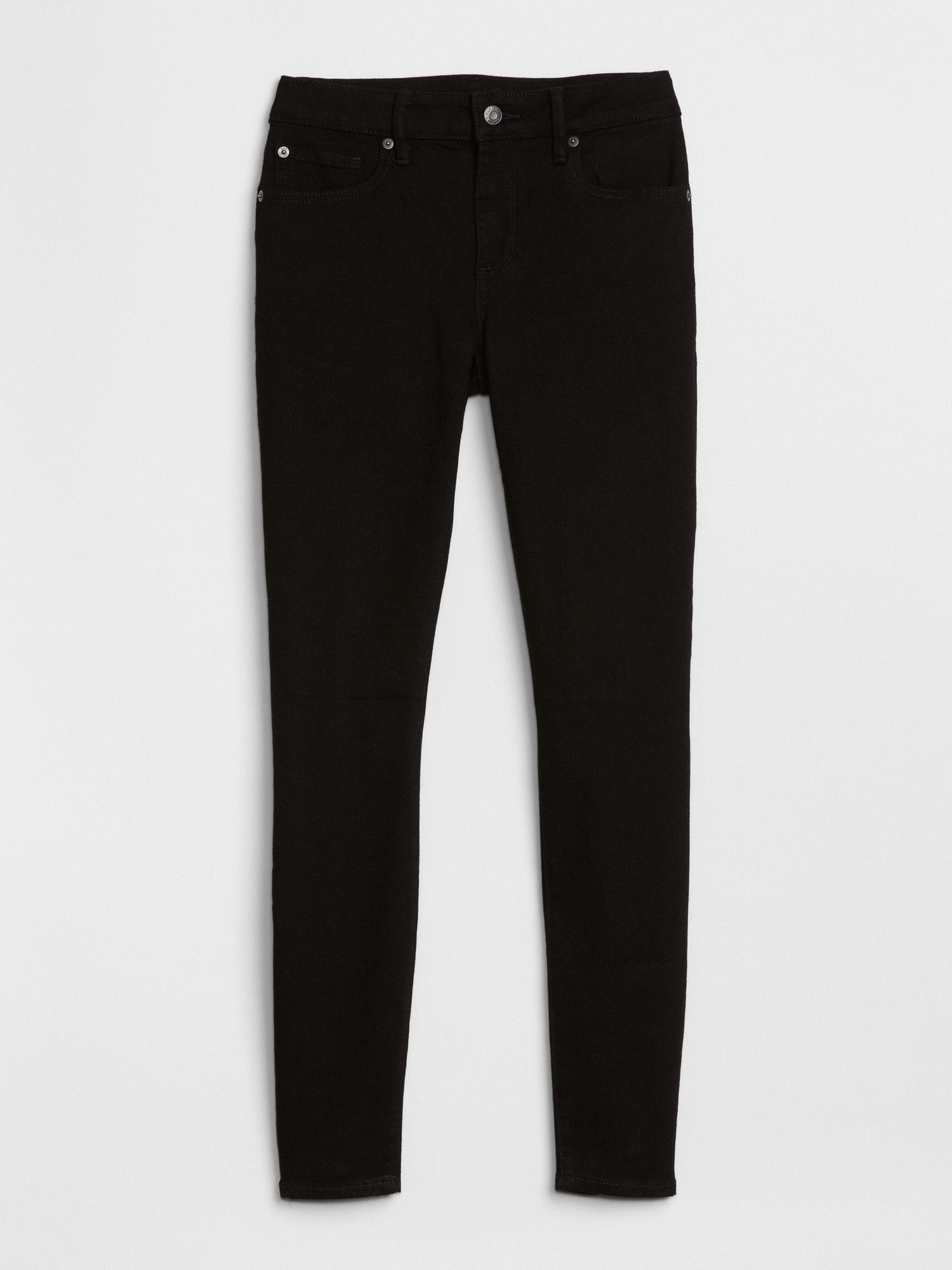 gap true skinny black jeans