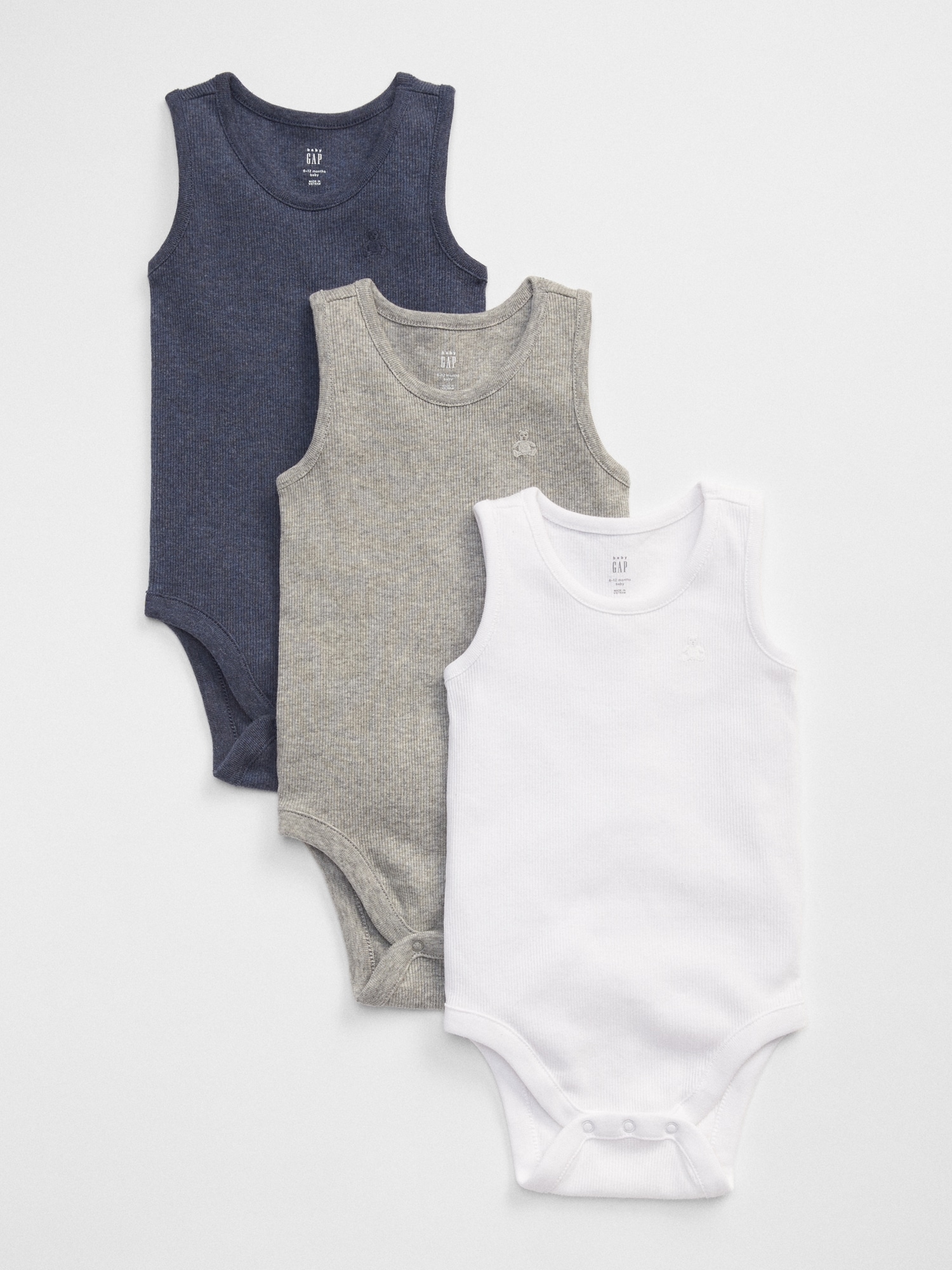 sleeveless baby bodysuit