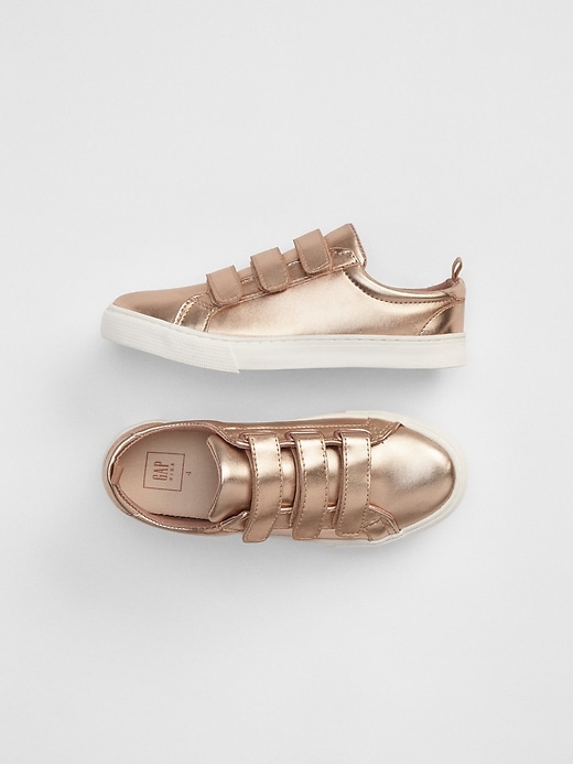 kids rose gold sneakers