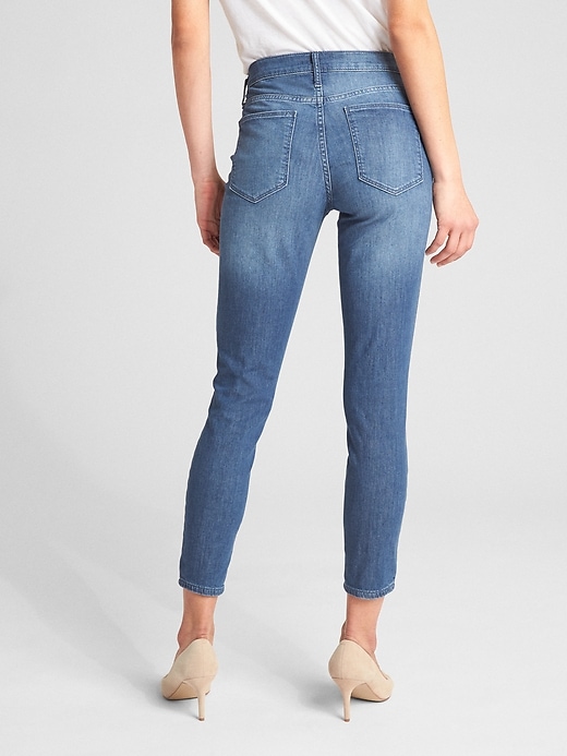 Image number 2 showing, Wearlight Mid Rise True Skinny Ankle Jeans