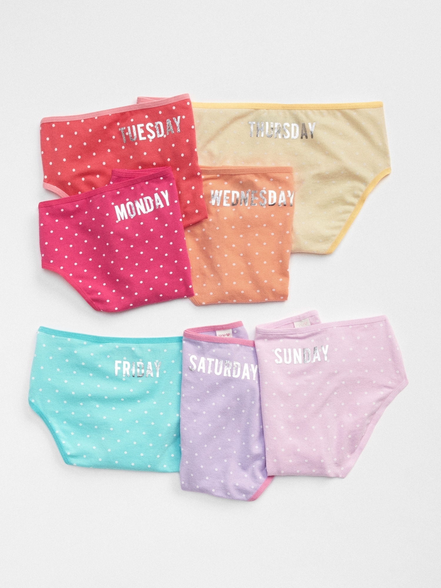 free days of the week underwear
