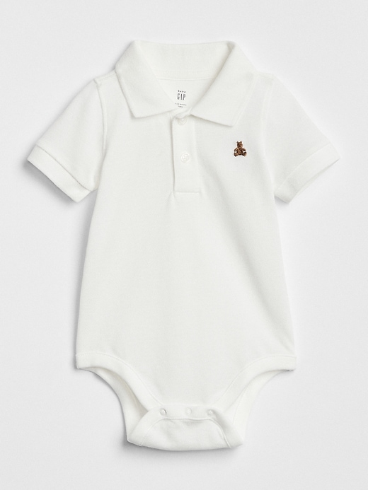 View large product image 1 of 1. Polo Bodysuit