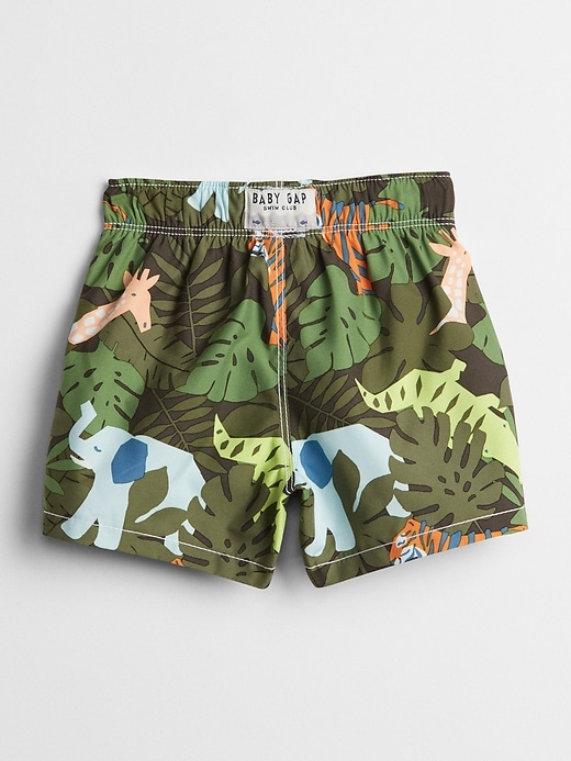 Image number 2 showing, Jungle Graphic Swim Trunks