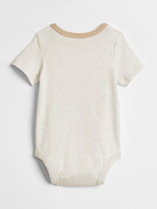 2 of 8 showing, with the color hardware gray of product babyGap &#124 Star Wars™ Bodysuit