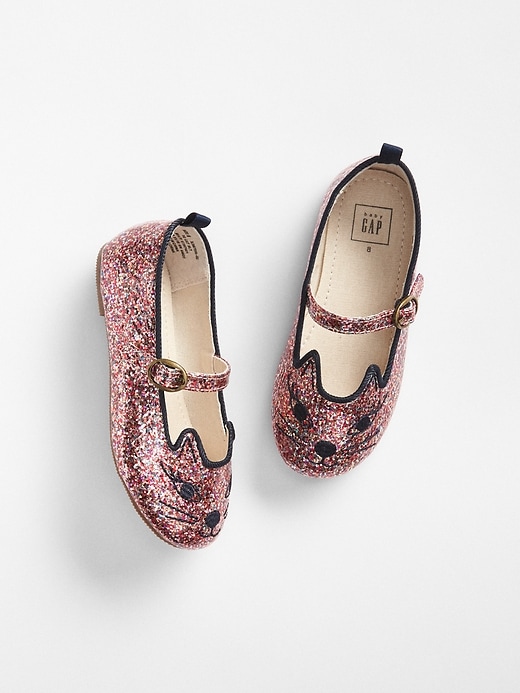 View large product image 1 of 1. Cat ballet flats