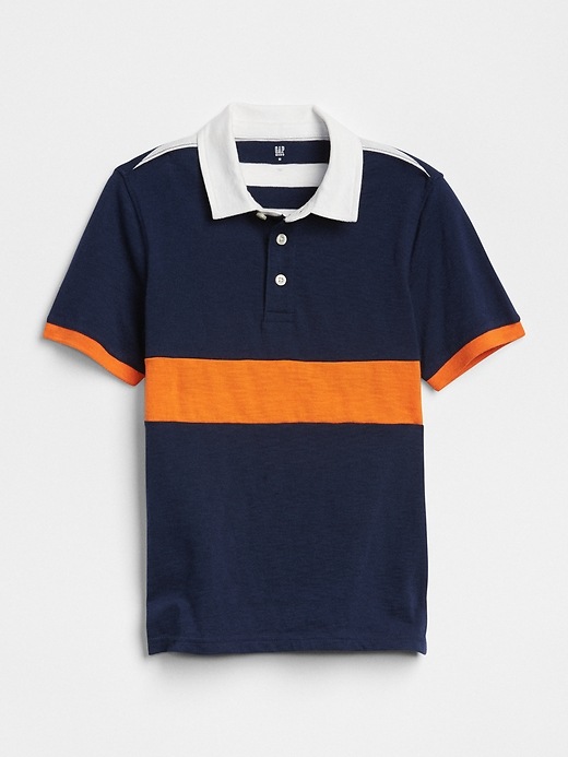 Image number 1 showing, Colorblock Polo Shirt