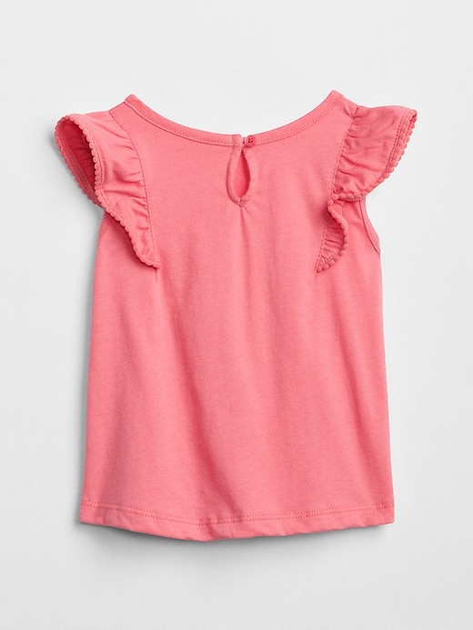 Image number 2 showing, Cascade Ruffle Tank Top