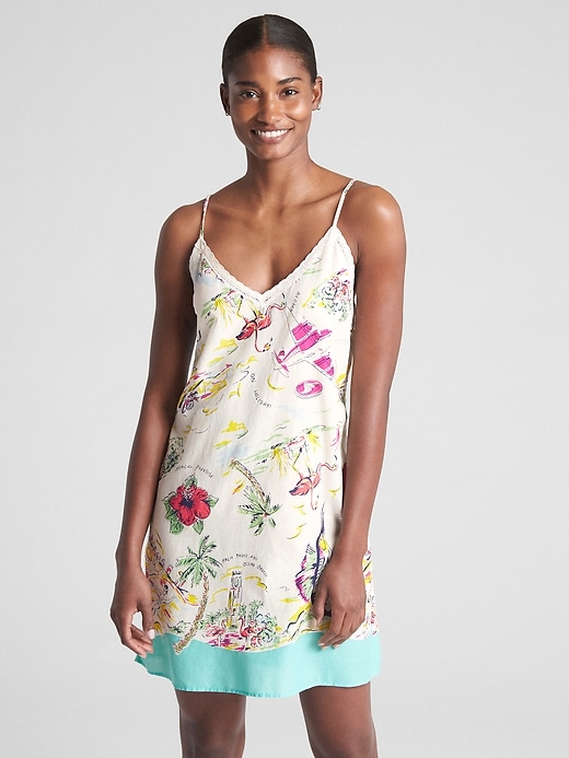 Image number 1 showing, Dreamwell Print Cami Nightgown