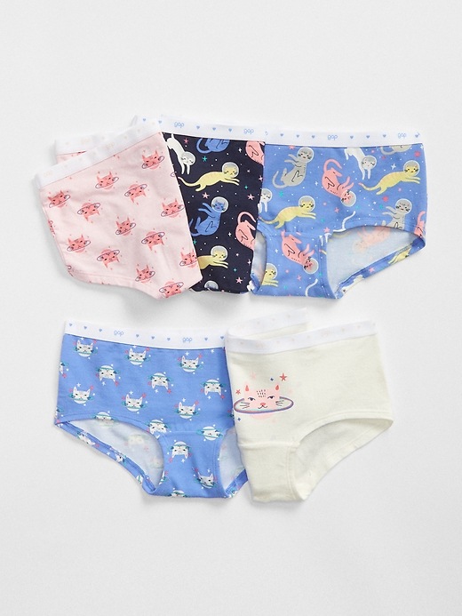 View large product image 1 of 1. Space Cat Girl Short (5-Pack)