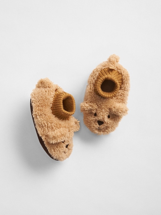 colorful bear slippers
