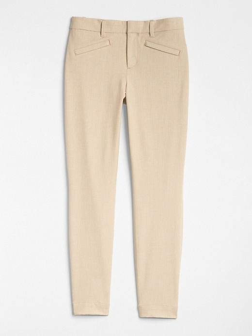 Image number 6 showing, Skinny Ankle Pants in Stretch Linen Twill