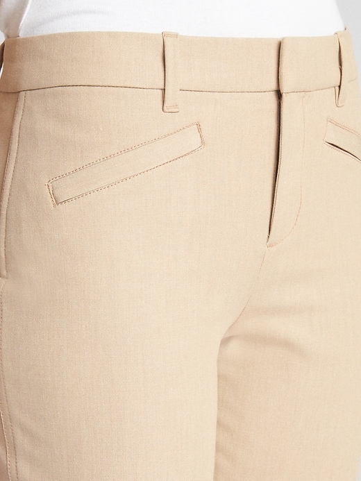 Image number 5 showing, Skinny Ankle Pants in Stretch Linen Twill