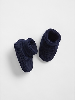 gap knit booties