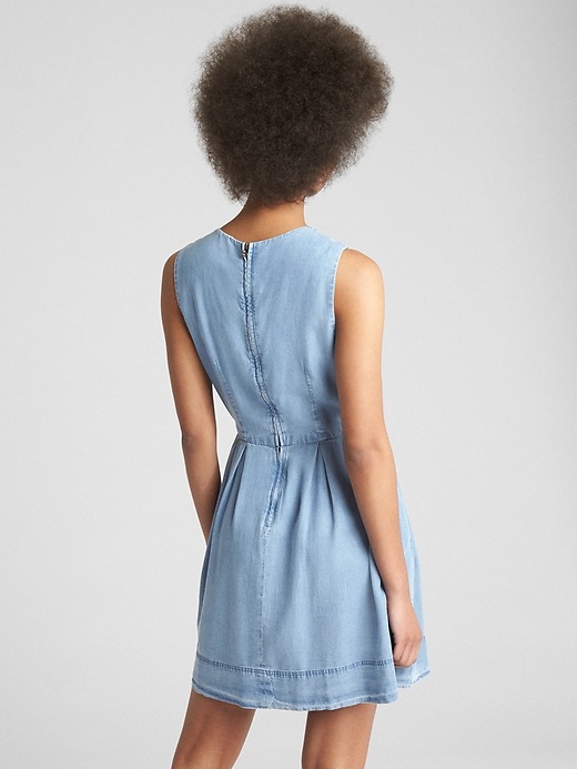 Image number 2 showing, Fit and Flare Dress in TENCEL&#153