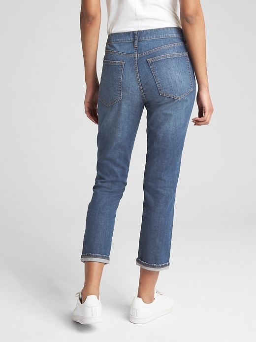 Image number 2 showing, Wearlight Mid Rise Best Girlfriend Jeans