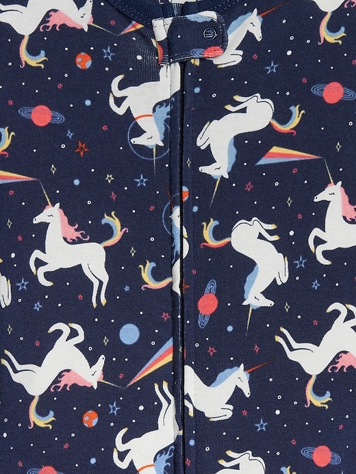 Image number 2 showing, Unicorn Footed One-Piece